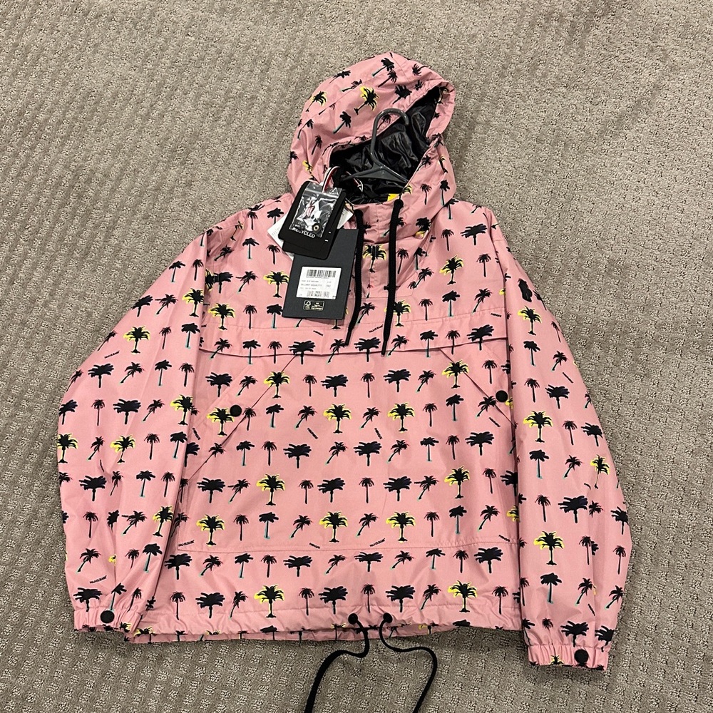 Moncler Pink Palm Tree Ski Jacket